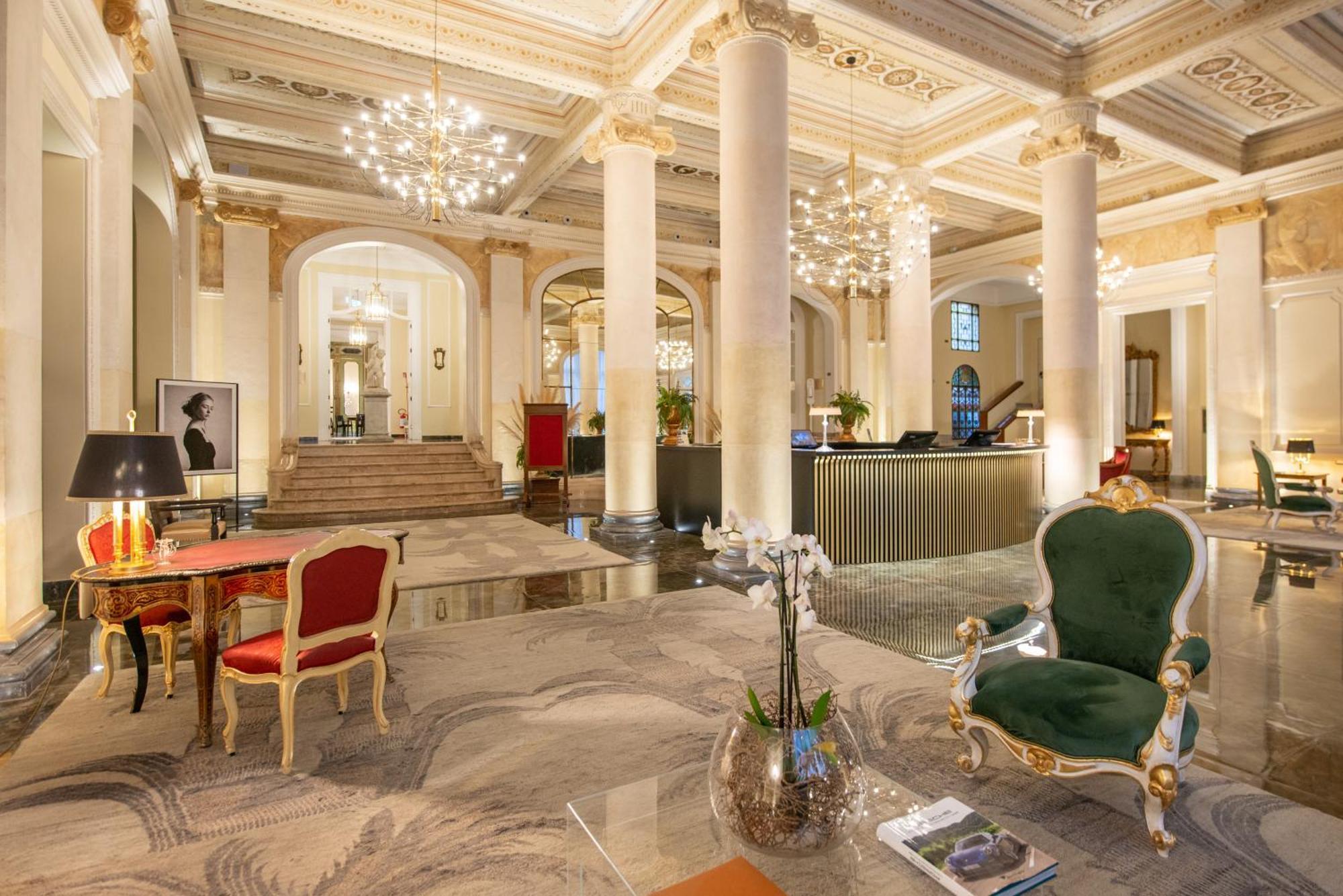 Grand Hotel Et Des Palmes Palermo Ngoại thất bức ảnh The lobby of the hotel